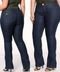 Calça Feminina Jeans com Elastano Plus Flare Razon Jeans Multicolorido - Marca Razon Jeans