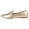 Sapato Feminino Mocassim Donatella Shoes Bico Quadrado Confort Sapatilha Ouro light - Marca Donatella Shoes
