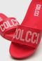 Rasteira Slide Colcci Logo Vermelha - Marca Colcci