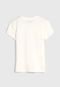 Camiseta Colcci Fun Infantil Maçã Off-White - Marca Colcci Fun