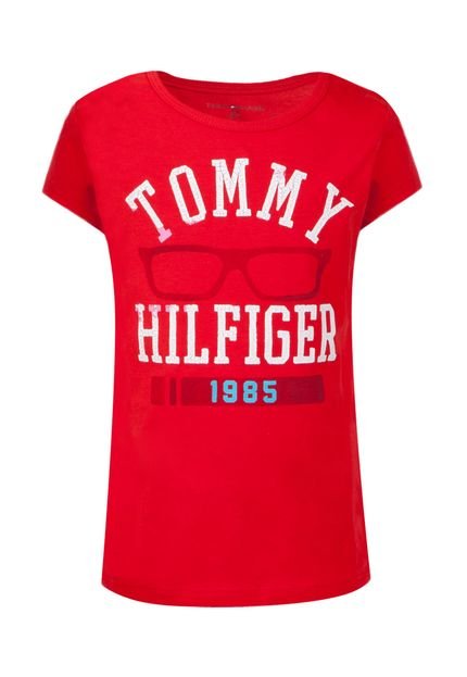 Camiseta Tommy Hilfiger Kids Vermelha - Marca Tommy Hilfiger