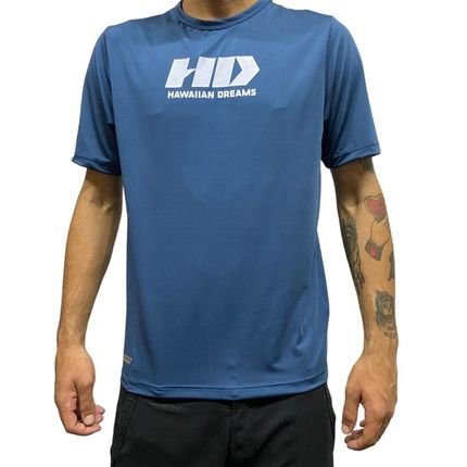 Camiseta Hibrida Darling Azul- HD - Azul - Marca HD