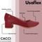 Sapato De Salto Feminino Conforto Salto Baixo Usaflex Aj0102 - Marca Usaflex