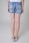 Short Jeans Ellus Desfiados Azul - Marca Ellus