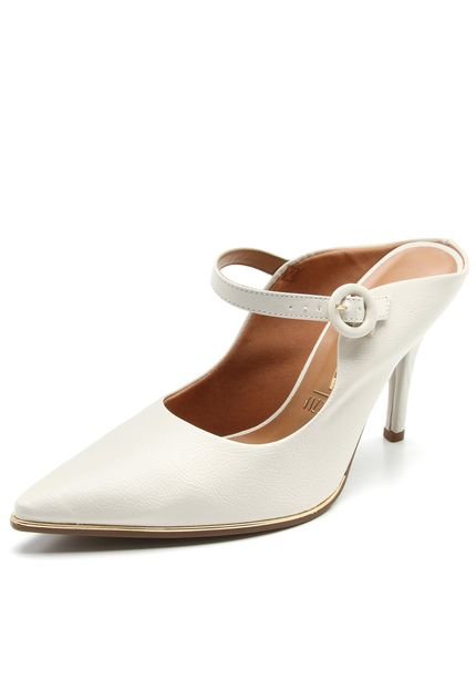 Scarpin Vizzano Mule Off White - Marca Vizzano