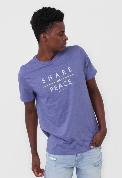 Camiseta WG Share Peace Azul - Marca WG