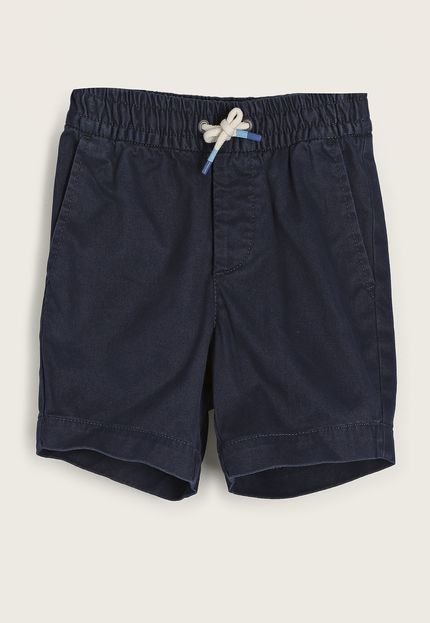 Bermuda Infantil Jeans GAP Amarração Azul-Marinho - Marca GAP