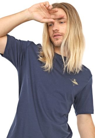 Camiseta Quiksilver Boarding Apparel Azul-marinho