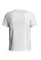 Camiseta Masculina Algodão Relaxado Manga Curta Branca Estampa Trevo da Sorte - Marca Relaxado
