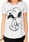 Camiseta FiveBlu Snoopy Le Mustache Branca - Marca FiveBlu