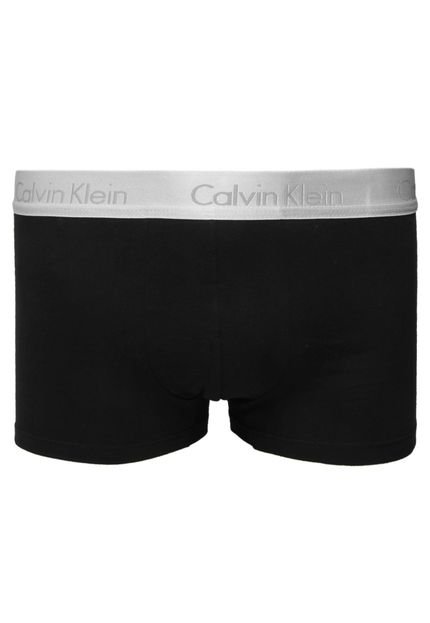 Cueca Boxer Calvin Klein Underwear Low Rise Trunk Liquid Preta - Marca Calvin Klein Underwear