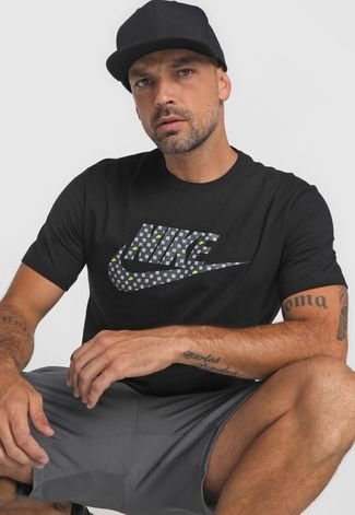 Camiseta Nike Sportswear Nsw Pack 1 Preta