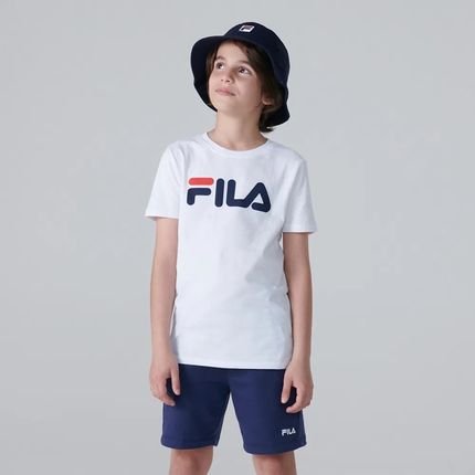 Camiseta Fila Infantil Letter Premium Junior - Marca Fila