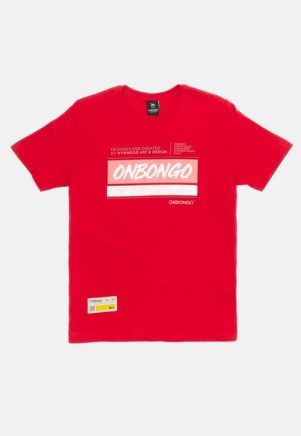 Camiseta Onbongo Juvenil Way Vermelha - Marca Onbongo