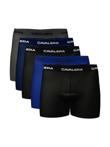 Kit 5 Cuecas Boxer Cavalera Sem Costura Poliamida Original - Marca Cavalera