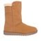 Bota Mooncity Canelada Peluciada Nobuck Caramelo - Marca Mooncity