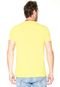 Camiseta Ellus Gola V Amarela - Marca Ellus