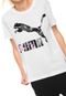 Camiseta Puma Classics Logo Branca - Marca Puma