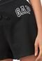 Short GAP Logo Bordado Preto - Marca GAP