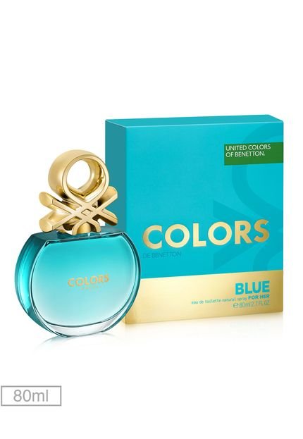 Perfume Colors Blue Her 80ml - Marca Benetton Fragrances