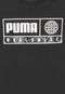 Camiseta Puma Menino Frontal Preta - Marca Puma