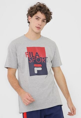 Camiseta Fila Acqua Sport Cinza