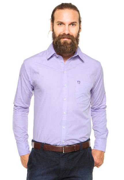 Camisa Mr Kitsch Bordada Roxa - Marca MR. KITSCH