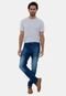 Calça Jeans Masculina Reta Slim Versatti Los Angeles Azul - Marca Versatti