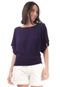 Blusa Bata Malha Amazonia Vital Azul - Marca Amazonia Vital