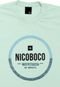 Camiseta Nicoboco Menino Estampada Verde - Marca Nicoboco