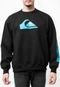 Blusa Quiksilver Mol Car Basic Logo I Preta - Marca Quiksilver