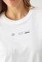 Camiseta Colcci Reta Logo Off-White - Marca Colcci