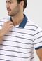 Camisa Polo Yachtsman Reta Listrada Branca - Marca Yachtsman