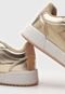 Tênis Dafiti Shoes Metalizado Dourado - Marca DAFITI SHOES
