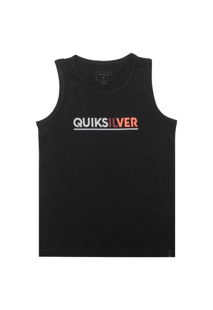 Camiseta Quiksilver Menino Lettering Preta - Marca Quiksilver