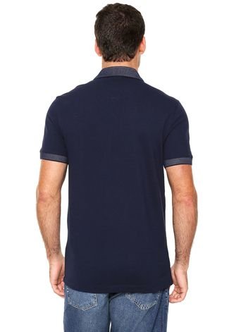 Camisa Polo Lacoste Regular Fit Azul
