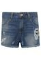Short Jeans Byzance Desfiado Azul - Marca Byzance