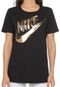 Camiseta Nike Sportswear W Nsw Top Ss Metall Preta - Marca Nike Sportswear