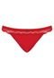 Calcinha Calvin Klein Underwear Tanga Renda Naked Vermelha - Marca Calvin Klein Underwear