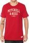 Camiseta Mitchell & Ness Estampada Vermelha - Marca Mitchell & Ness