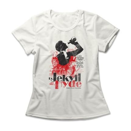 Camiseta Feminina O Médico E O Monstro - Off White - Marca Studio Geek 