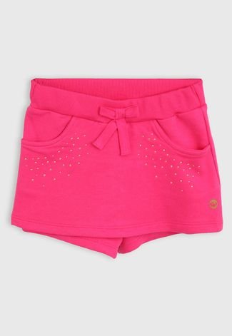 Short Marisol Infantil Hotfix Pink