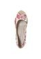 Peep Toe Anabela Floral - Marca FiveBlu