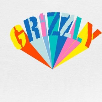 Camiseta Grizzly Color Wheel Masculina Branco