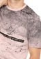 Camiseta Rovitex Estampada Rosa/Preta - Marca Rovitex