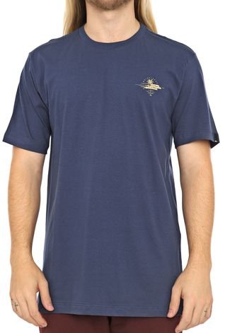 Camiseta Quiksilver Boarding Apparel Azul-marinho