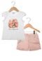 Conjunto Kiko Princess Infantil Branco - Marca Kiko