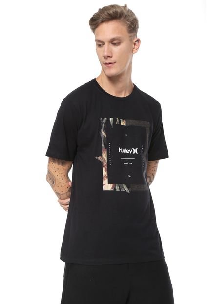 Camiseta Hurley Silk Bloom Preta - Marca Hurley