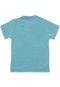 Camiseta Kyly Menino Lisa Azul - Marca Kyly