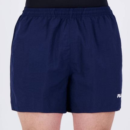 Shorts Fila Essential IV Marinho e Branco - Marca Fila